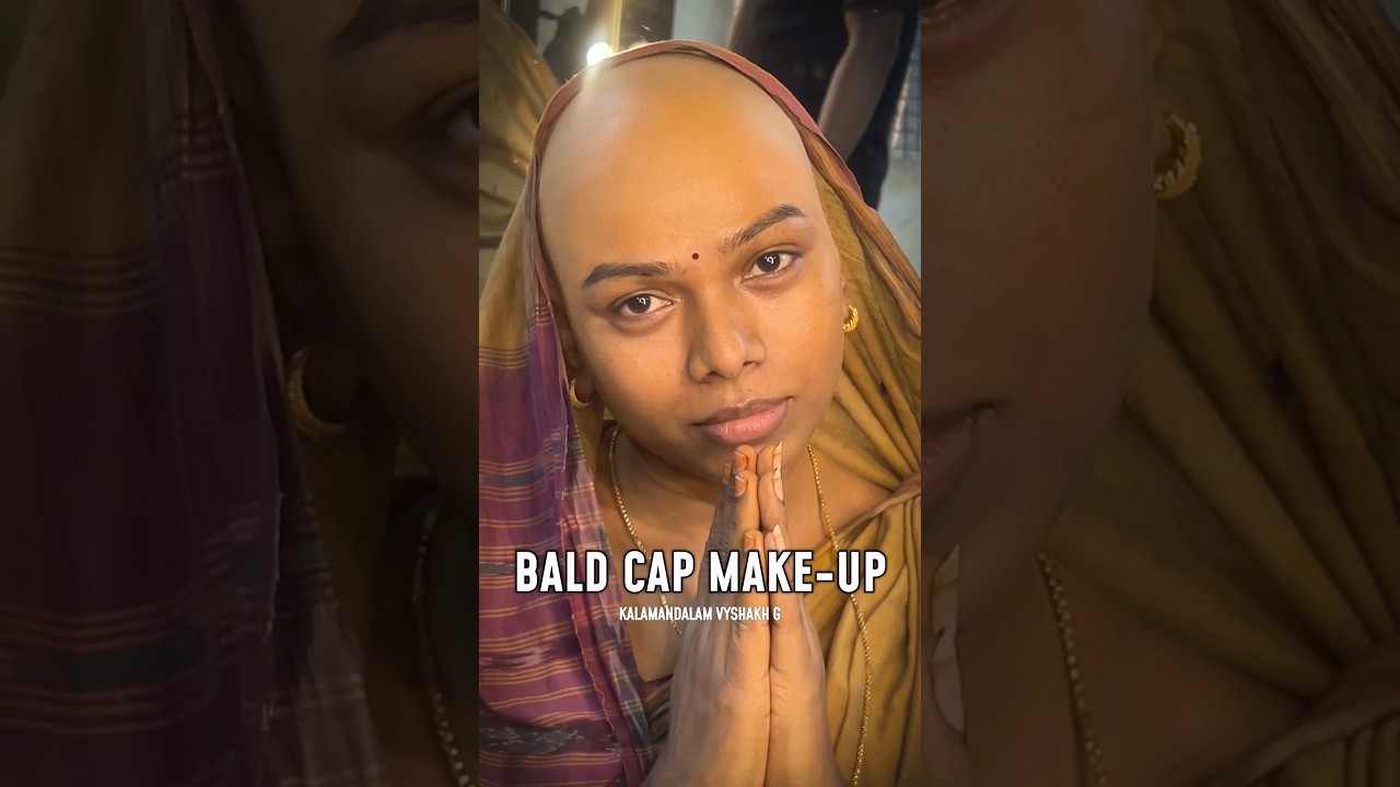 Bald Cap Make-Up ✨#baldcap #baldcapmakeup #bald # #prostheticmakeup #sfx #viral #shortvideo