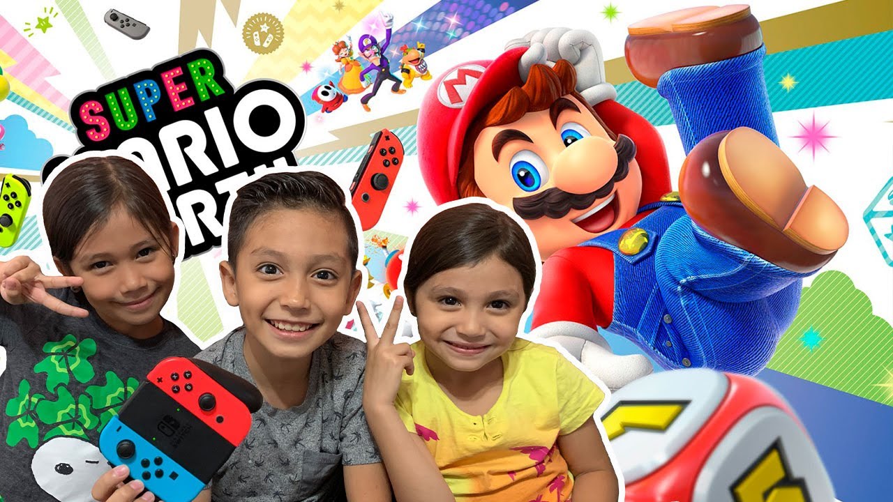 LOS GUZMANCITOS JUEGAN SUPER MARIO PARTY