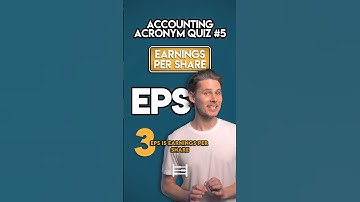 Accounting Acronyms Quiz 5