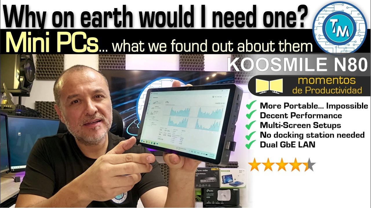 KOOSMILE N80, 8-дюймовый мини-ПК на базе Intel N150. Что можно с ним делать? Действительно ли он ...