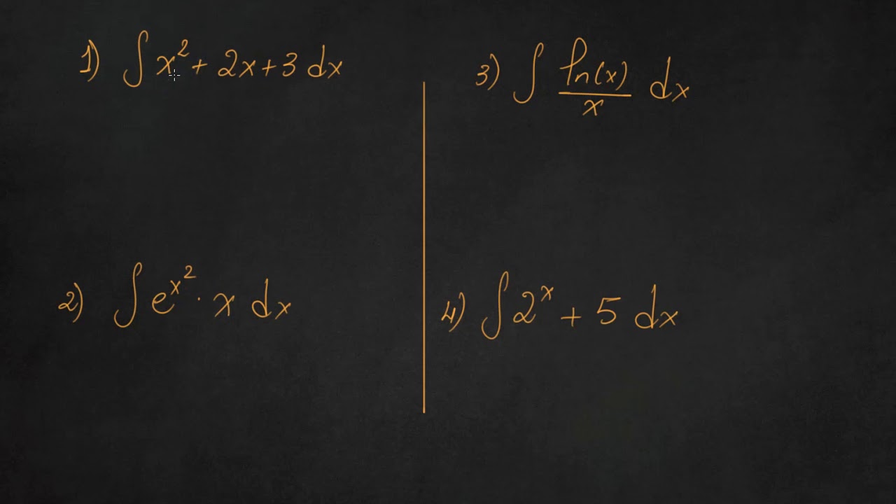 Tutorial (2) Indefinite Integration - YouTube
