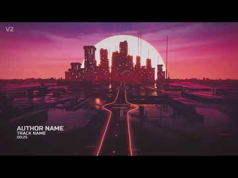 Retro Futuristic Sound Visualization