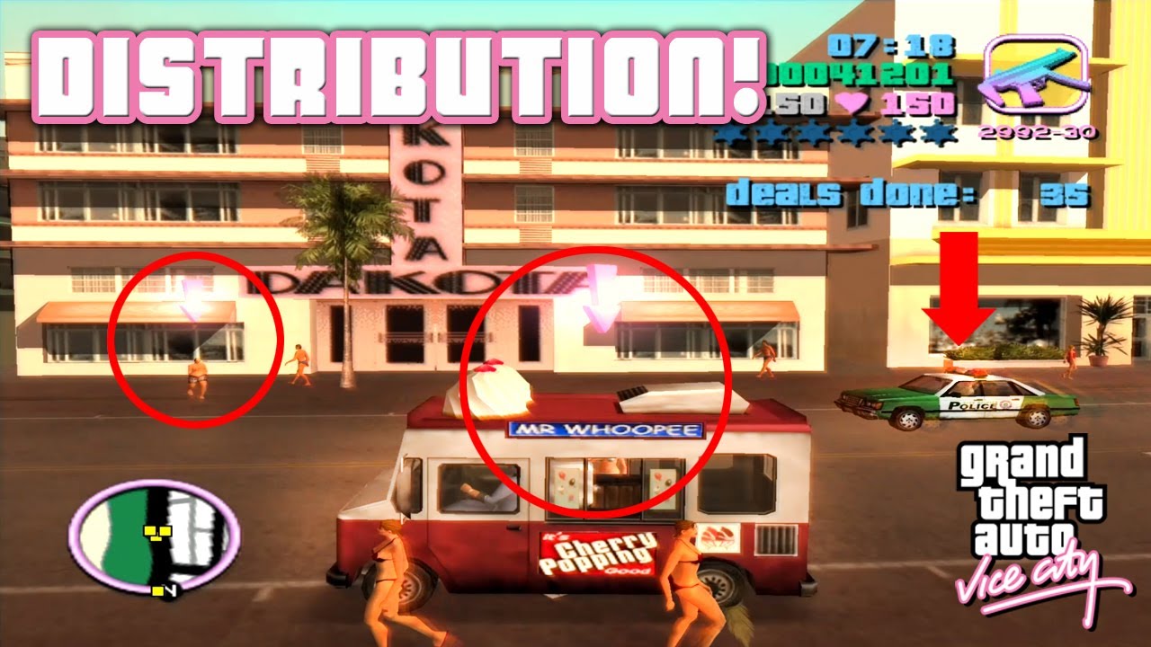 Distribution / Cherry Popper Ice Cream Factory Mission / GTA Vice City