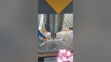 7.5KW water cooling spindle cnc metal cutting machine  #cncmilling