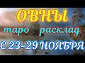 ГОРОСКОП ОВНЫ С 23 ПО 29 НОЯБРЯ НА НЕДЕЛЮ.2020