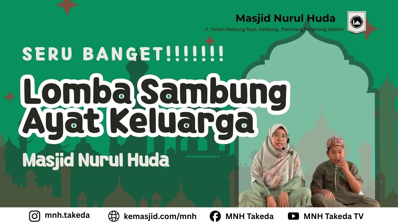 Serunya Lomba Sambung Ayat Keluarga | Semarak Ramadan Anak Ceria di Masjid Nurul Huda