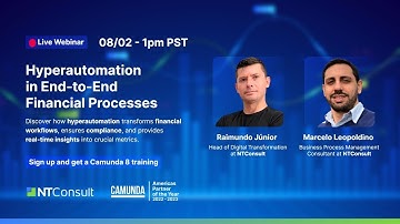 Webinar - Hyperautomation in End-to-End Financial Processes