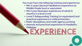 Paediatric Diabetes consultant recruitment April 22