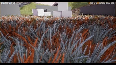 UE4 Grass Test - Changing Colors