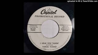 Faron Young - I Hear You Talkin' / Country Girl [1959, hillbilly rocker Roy Drusky Capitol]