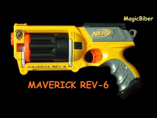 Unboxing Revólver Nerf Maverick + Tiros (Arma de Brinquedo) 