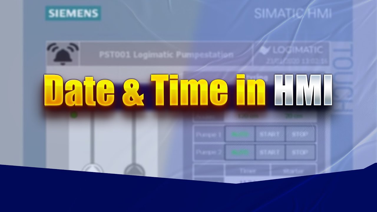 Siemens HMI: Add Clock, Date, and Time in TIA Portal