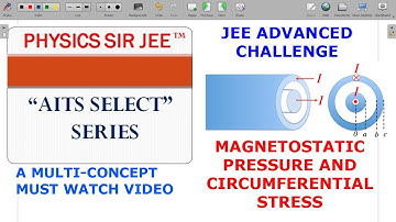 AITS SELECT-11😃 MAGNETIC FIELD AND ELASTICITY-PRESSURE & STRESS ON A COAXIAL CABLE CARRYING CURRENT