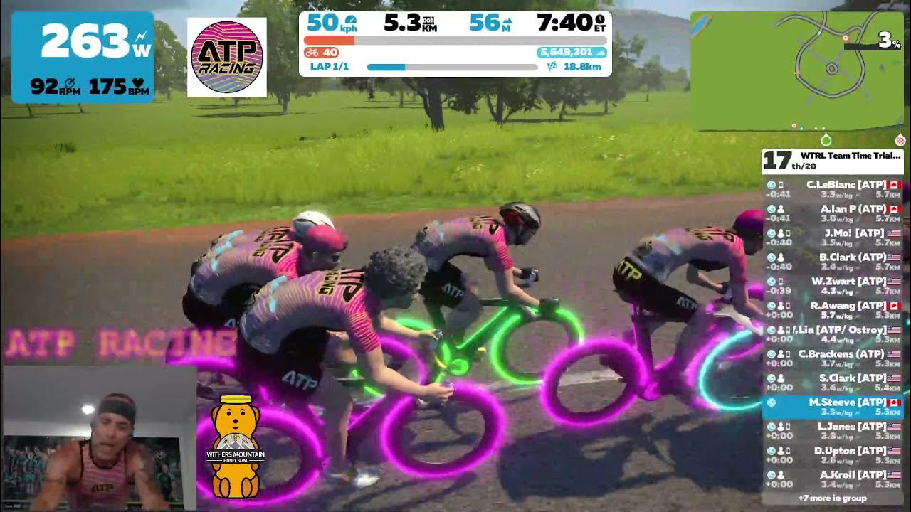 ZWIFT TTT DOUCE FRANCEATP NITROLATTE YouTube