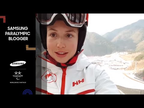 Erin Latimer |Jeongseon Alpine Centre | Samsung Paralympic Blogger | PyeongChang 2018