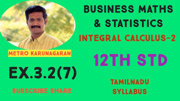 12th Std BM Ex.3.2(7) The marginal cost function MC= 300x^(2/5) and fixed cost is zero. Find out the