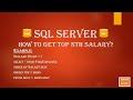 How to Find 2nd, 3rd, Nth Highest Salary in SQL | Easy for Beginners