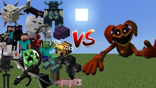 DOGDAY vs All Minecraft Mobs in Minecraft Bedrock-Edition