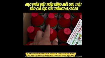 Mở Thùng Trâu Rừng Mới – Phát Hiện Dấu Hiệu Hàng Thật