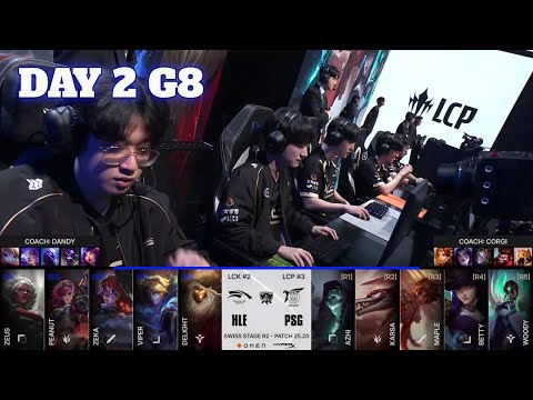 HLE vs PSG | Day 2 LoL Worlds 2025 Swiss Stage | Hanwha Life vs PSG Talon full