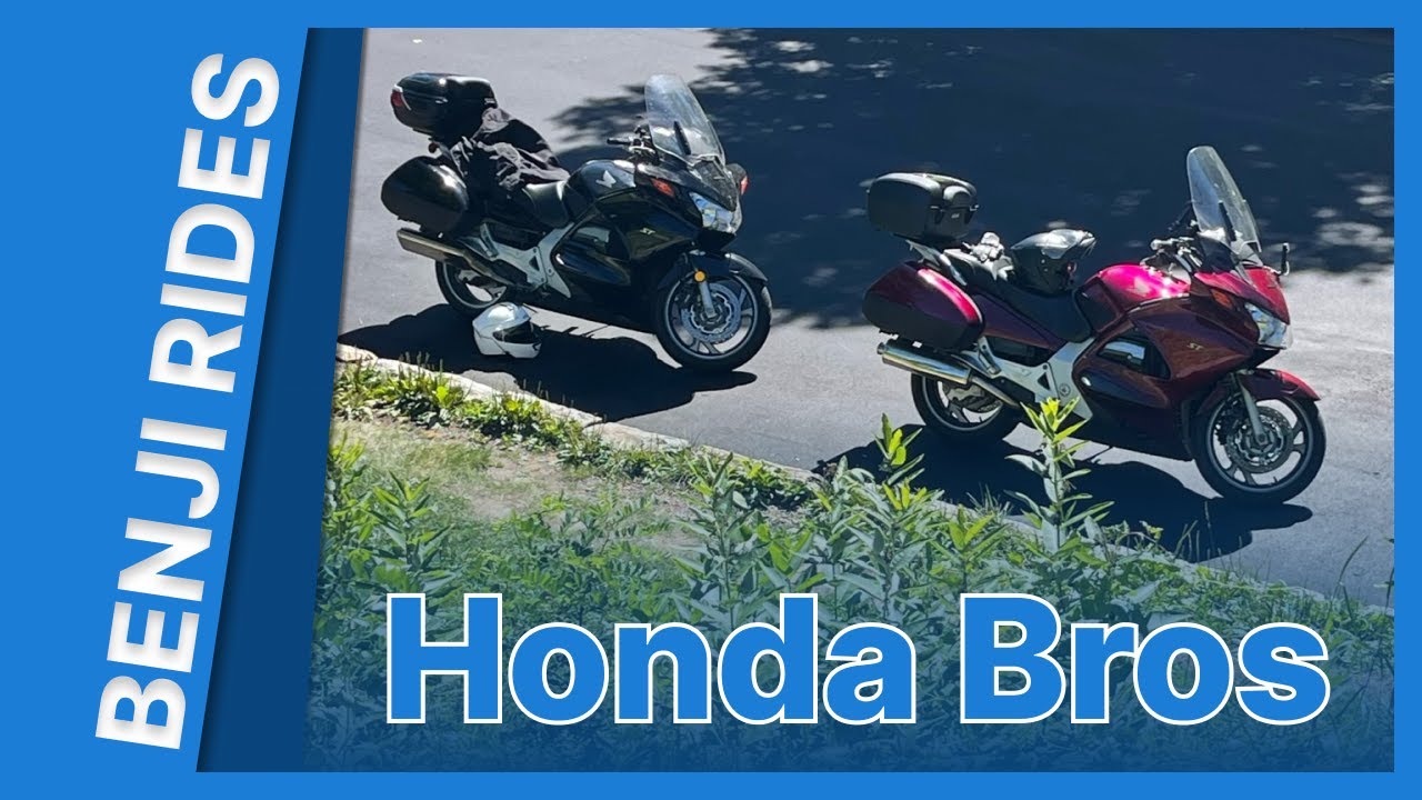 Honda ST1300 with over 100k miles conquers the SKYLINE DRIVE - YouTube