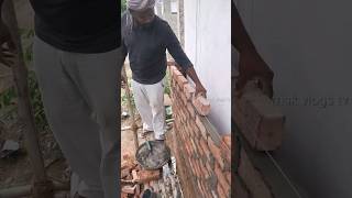 3 inch brick work || #shorts #house #cunstruction