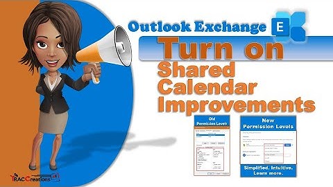 Outlook Exchange:  Update Shared Calendar Permissions