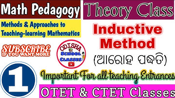 Math pedagogy/Part-1/OTET & CTET Preparation/Theory class/Odisha School Classes