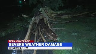 Severe weather damage all across western Mass