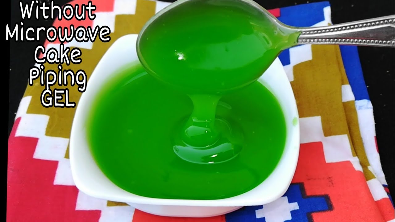 Piping GelWithout Microwave Piping GelHomemade Piping Gel For CakesBy Roshni Cooking YouTube