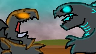 Godzilla vs Gamera | Godzilla Fight Animation.