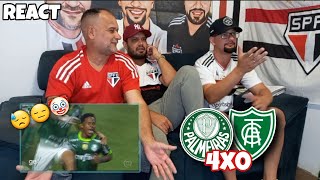 REACT PALMEIRAS 4X0 AMERICA MG - ENTREGA A TAÇA JÁ! MUITO DIFICIL NÃO SER CAMPEÃO