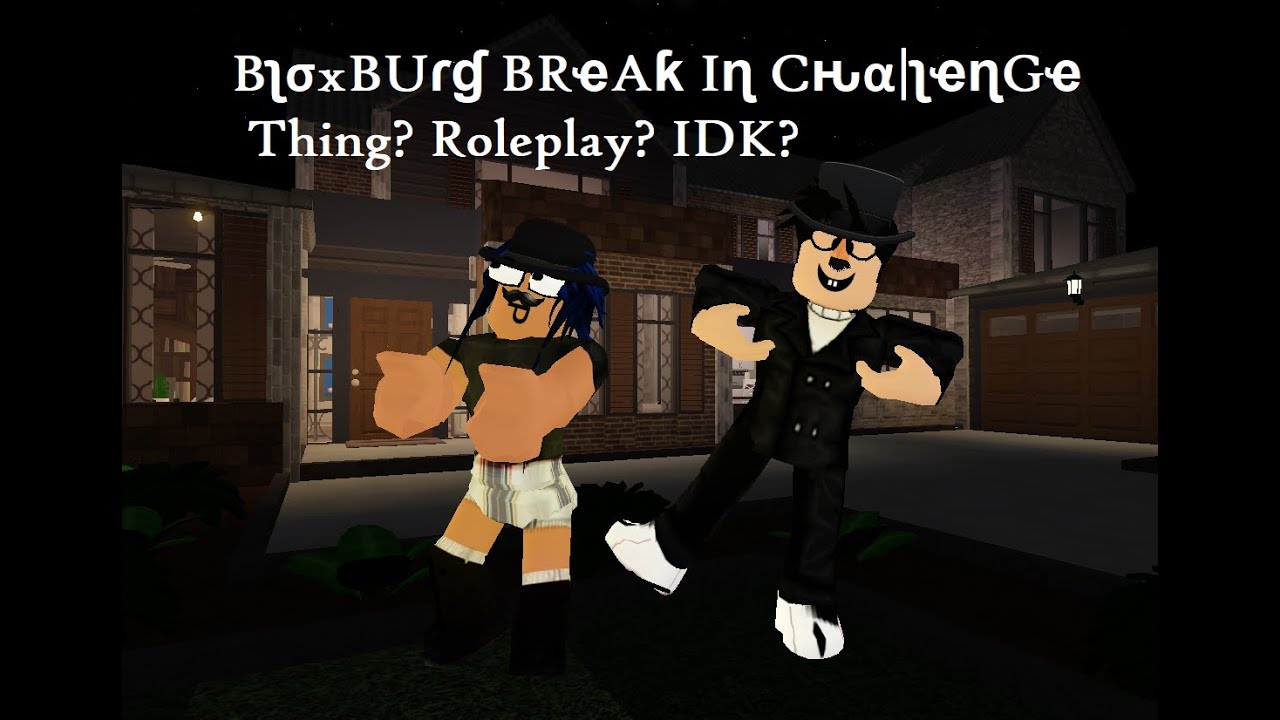 Bloxburg Break In Challenge Fail Youtube - youtube roblox bloxburg break in challenge