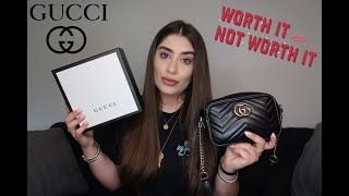 Gucci GG Marmont Small Shoulder Bag Review – Sunseeking in Style