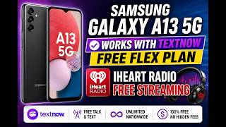 iHeart Radio App Is Streaming FREE on TEXTNOW Free Flex Plan Using SAMSUNG GALAXY A13 5G (UNLOCKED) screenshot 1
