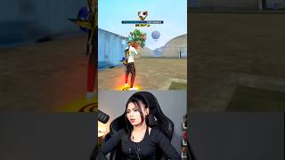 Cute girl reaction on my gameplay 🎀❤️#amanyt