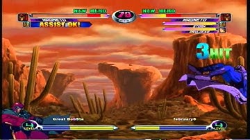 MvC2 (360) Online Player Matches -  GreatBobSta(MSP) vs february6/taiji(MSP) #609