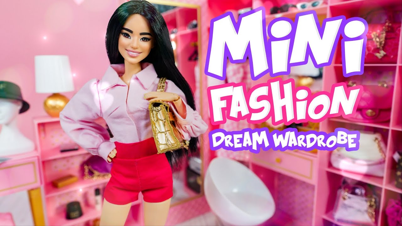 Mini Fashion Dream Wardrobe Play Set!!! Can It Fit Barbie? 