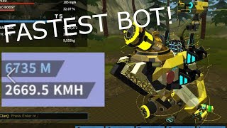 The Fastest Bot in Robocraft!  Infinity Has Even More Glitches