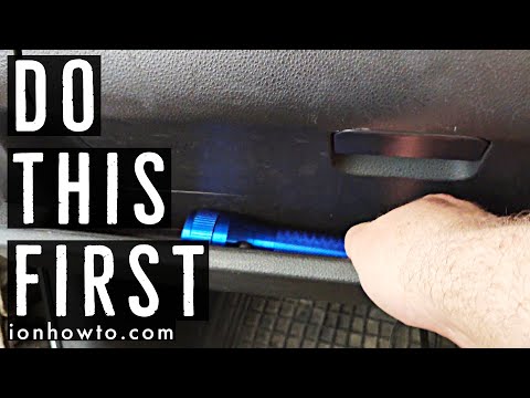 How to Remove or Replace Glove Box on VW Polo 9N Mk4