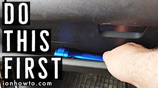 How to Remove or Replace Glove Box on VW Polo 9N Mk4