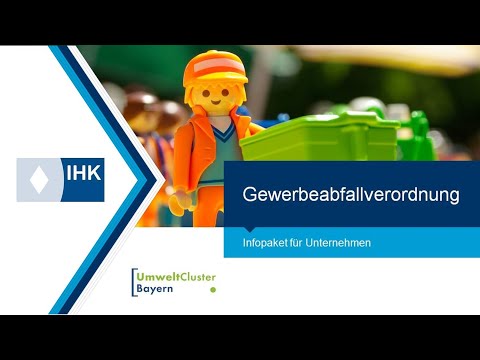 Webinar: Gewerbeabfallverordnung. Informationspaket für Unternehmen