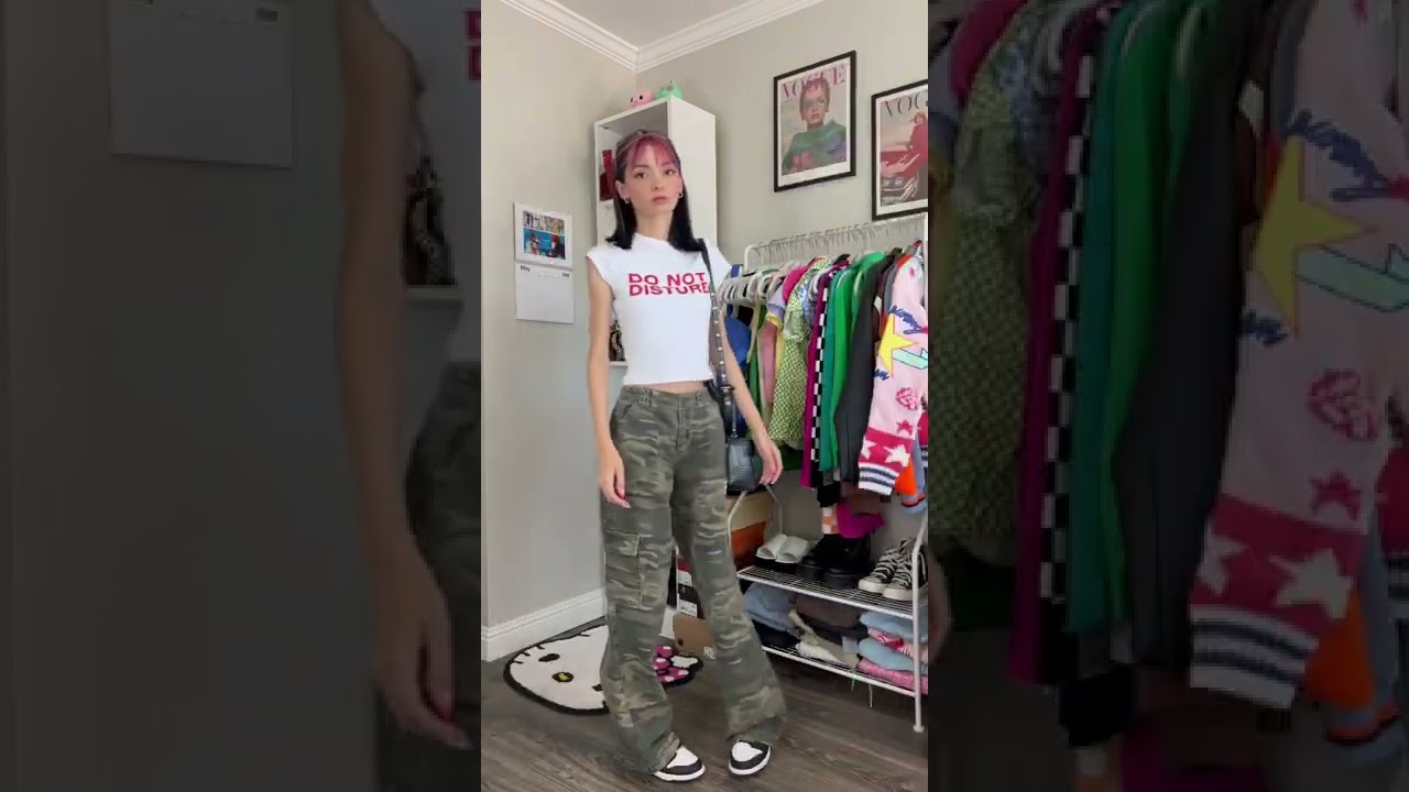 Styling camo cargo pants 