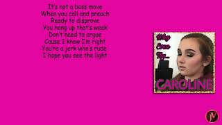 CAROLINE - Why Even Try - LYRICS