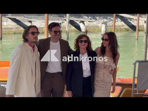 Video Susan Sarandon, Luca Marinelli e Alicia Vikander a Venezia 83, l'arrivo al Lido per 'The Echo