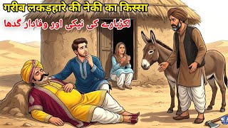 Wafadar Gadha Aur Gareeb Lakadhare Ki Neki Ka Qissa | Islamic Moral Story #emotionalstory |