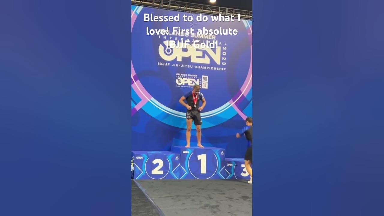 IBJJF Orlando Open 2023 Podium Jump Absolute Blue Belt YouTube