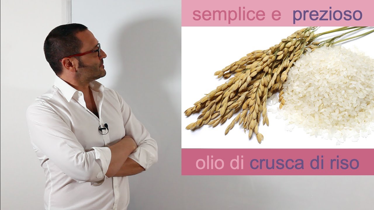 Pelle spenta? Crema con olio di crusca di riso!