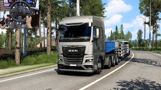 MAN TG3 TGX - Euro Truck Simulator 2 | Thrustmaster TX screenshot 5