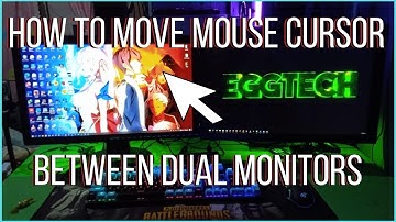 How to move mouse cursor between Dual Monitors
